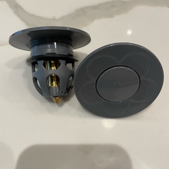 NEW Grey Drain Stopper Hair catcher - Picture 2 of 3